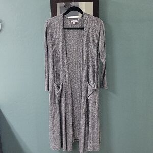 Lularoe Sarah Gray Long Cardigan/Duster